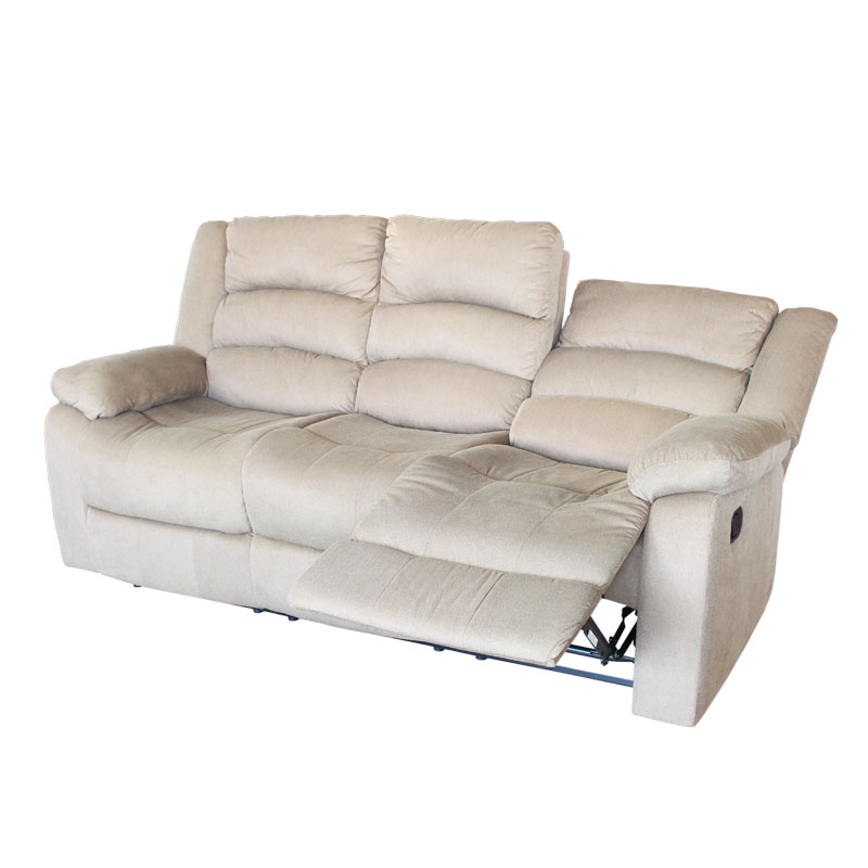 SOFA ONRO RECLINER 03 SEATER  LIGHT BROWN – Arpico Furniture